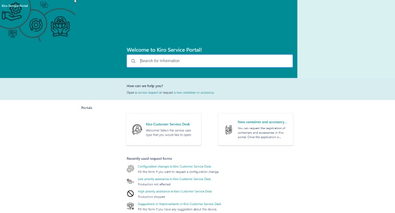kiro service portal